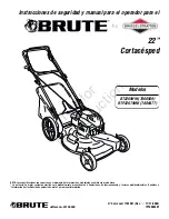 Preview for 25 page of Briggs & Stratton Brute 7800477 Safety Instructions And Operator'S Manual