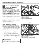 Preview for 10 page of Briggs & Stratton Massey Ferguson 2690477 Adjustment Instructions Manual