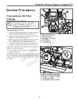 Preview for 17 page of Briggs & Stratton Massey Ferguson 2690477 Adjustment Instructions Manual