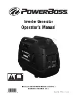 Briggs & Stratton PowerBoss Operator'S Manual preview