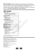 Preview for 2 page of Briggs & Stratton S200X32BVP61 Operating Instructions Manual