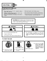 Preview for 10 page of Briggs & Stratton Vanguard Diesel 432447 Operating & Maintenance Instructions