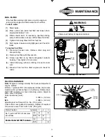 Preview for 15 page of Briggs & Stratton Vanguard Diesel 432447 Operating & Maintenance Instructions