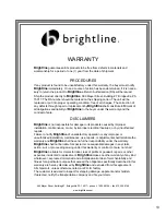 Preview for 13 page of Brightline Stealth-T Operation And Installation Manual