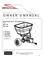 Brinly BS-26 Owner'S Manual preview