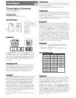 Brinno TLC 200 User Manual preview