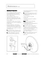 Preview for 22 page of Bristan MINI2 TS1203 CL C Installation Instructions And User Manual