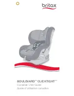 Britax BOULEVARD CLICKTIGHT Canadian User Manual preview