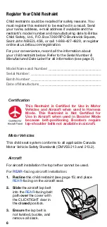 Preview for 8 page of Britax CLICKTIGHT Canadian User Manual