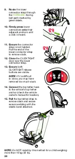 Preview for 30 page of Britax CLICKTIGHT Canadian User Manual