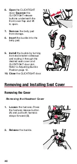 Preview for 42 page of Britax CLICKTIGHT Canadian User Manual