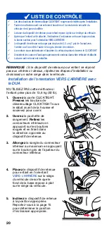 Preview for 70 page of Britax CLICKTIGHT Canadian User Manual