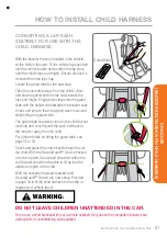 Preview for 31 page of Britax Safe-n-Sound BS4900A-020133 Series Instructions For Installation & Use