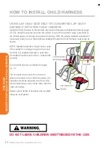 Preview for 34 page of Britax Safe-n-Sound BS4900A-020133 Series Instructions For Installation & Use