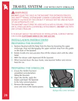 Preview for 28 page of Britax Safe-n-Sound UNITY TRAVEL SYSTEM Manual