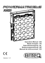 Preview for 1 page of Briteq POWERMATRIX5x5-RGB Operation Manual