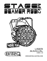 Briteq Stage Beamer RGB MK2 User Manual preview