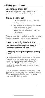 Preview for 10 page of British Telecom Minstrel Plus User Manual