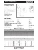 Preview for 2 page of Britpart DB6000 Installation & Operation Manual