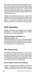 Preview for 10 page of Broadway Limited Paragon 2 Series Operator'S Manual