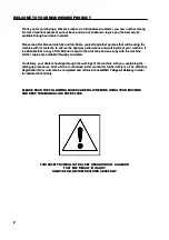 Preview for 4 page of Broadwood Wessex Country FS170T Operations Manual And Parts Book