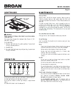 Preview for 8 page of Broan B5936SS Instructions Manual