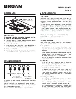 Preview for 26 page of Broan B5936SS Instructions Manual