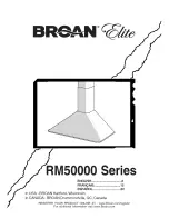 Broan RM503001 Instruction Manual preview