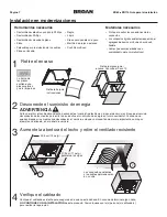 Preview for 20 page of Broan ZB110 Installation Manual