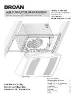 Preview for 29 page of Broan ZB110M Installation Manual