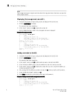 Preview for 46 page of Brocade Communications Systems 53-1001763-02 Administrator'S Manual