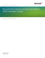 Brocade Communications Systems MLX Series Installation Manual preview