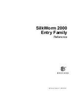 Brocade Communications Systems SilkWorm 2000 Reference preview