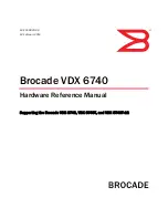 Brocade Communications Systems VDX 6740 Hardware Reference Manual preview