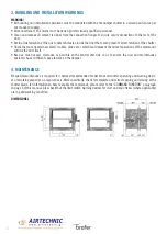 Preview for 4 page of Brofer MDF30EURO Installation And Operation Manual