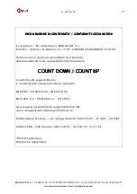 Preview for 15 page of BROLLOSIET COUNT DOWN User Handbook Manual