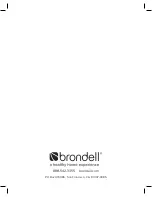 Preview for 60 page of brondell BALANCE P400 series Owner'S Manual