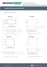 Preview for 2 page of BrookVent NOX 50 SA Installation & Operation Manual