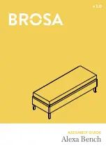 Preview for 1 page of BROSA Alexa Bench Assembly Manual