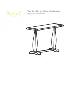 Preview for 8 page of BROSA Baker Console Table Assembly Manual