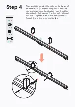 Preview for 8 page of BROSA Bruin Wooden Bed Frame Assembly Manual