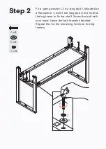 Preview for 5 page of BROSA Caledonia Rattan 2 Drawer Console Table Assembly Manual