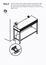 Preview for 15 page of BROSA Caledonia Rattan 2 Drawer Console Table Assembly Manual