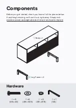 Preview for 3 page of BROSA Caledonia Rattan Compact Entertainment Unit Assembly Manual