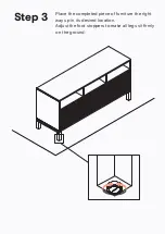 Preview for 6 page of BROSA Caledonia Rattan Compact Entertainment Unit Assembly Manual