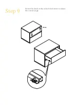 Preview for 8 page of BROSA Cato Bedside Table One Drawer Assembly Manual