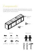 Preview for 2 page of BROSA Cato Entertainment Unit Assembly Manual