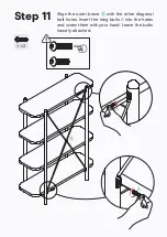 Preview for 14 page of BROSA Dominic Narrow Bookcase Assembly Manual