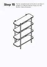 Preview for 18 page of BROSA Dominic Narrow Bookcase Assembly Manual