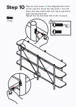 Preview for 13 page of BROSA Dominic Wide Bookcase Assembly Manual